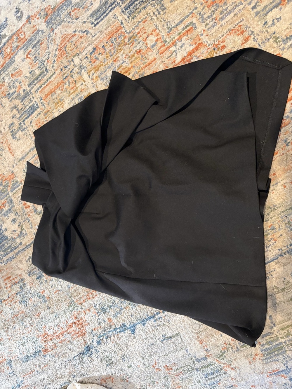 LOFT Black Circle Skirt